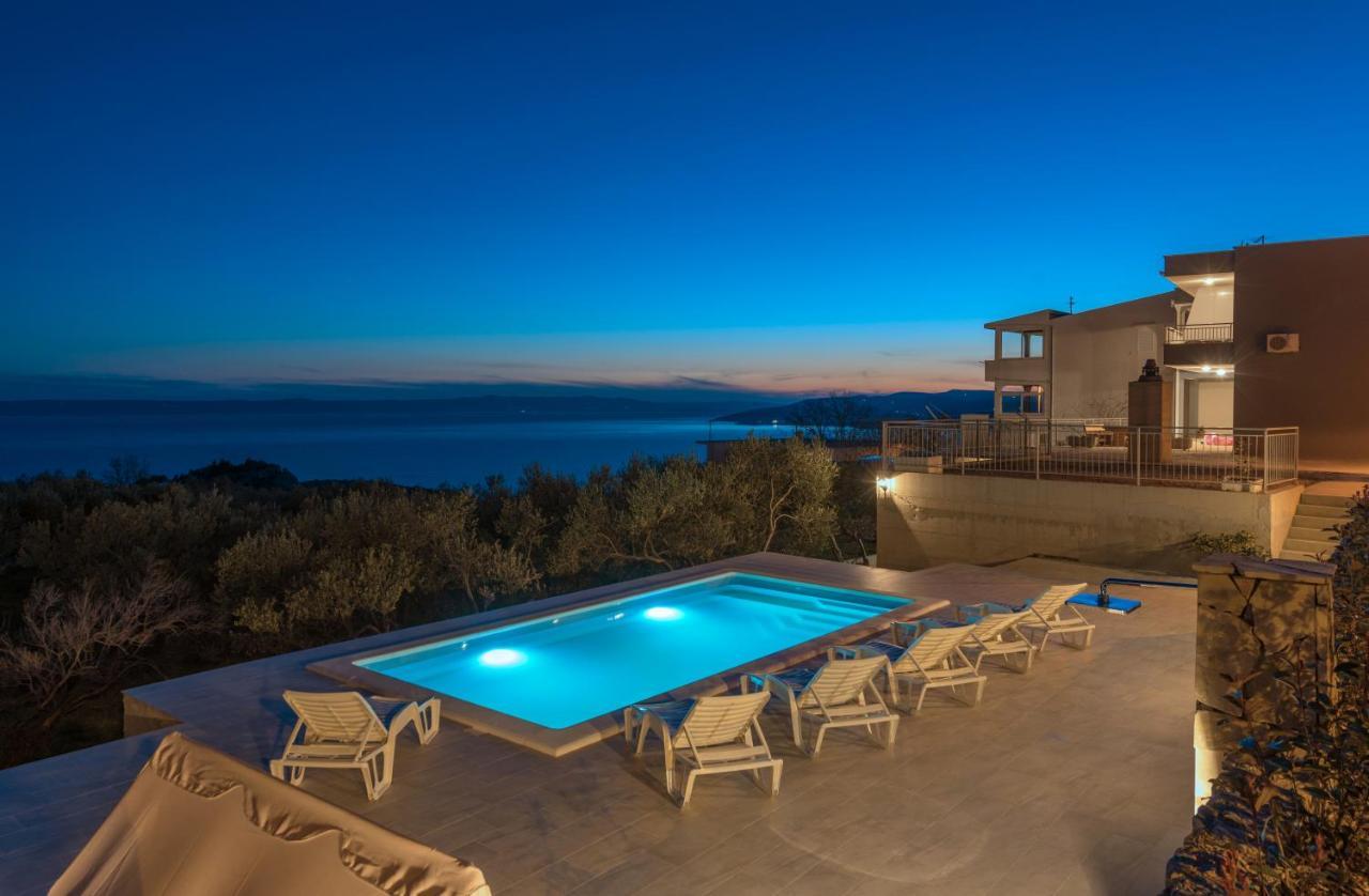 Villa Violeta With Amazing Sea View Makarska Bagian luar foto