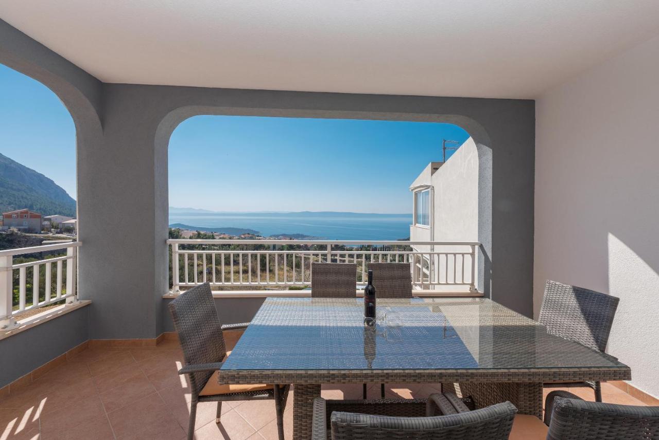 Villa Violeta With Amazing Sea View Makarska Bagian luar foto